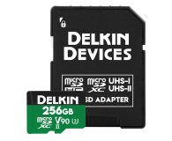 Karta pamięci microSD Delkin Devices 256GB microSDXC Power 2000x UHS-II (V90)